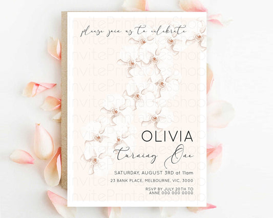 Editable Tropical Invitation Tropical Birthday Invitation Tropical Floral In
