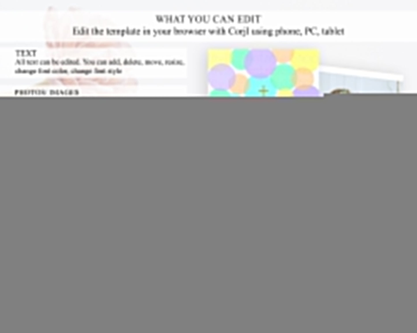 Pastel Baptism Invitation Pastel Confetti Baptism 1st Birthday Invitation Colorful Rainbow Confetti Bubbles Christening Invitation D10412
