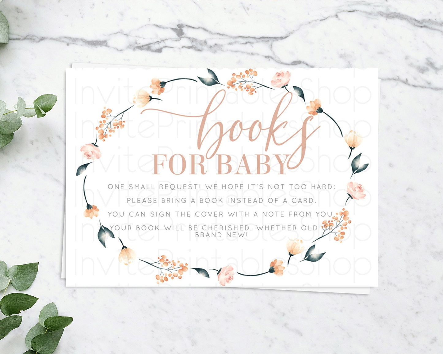Secret Garden Books For Baby Card Boho Wildflower Book Insert Pastel Flower Garden Baby Shower Card Flower Guests Book Poem Request D10240